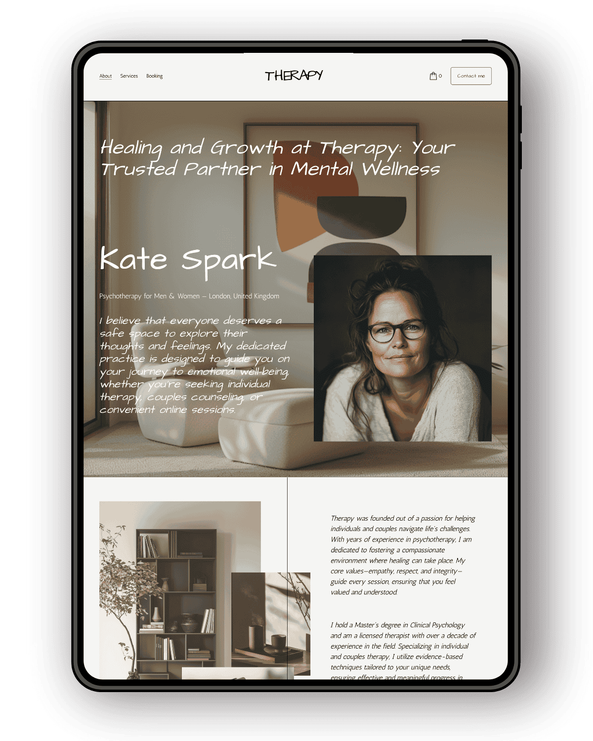 Squarespace Template 7.1 Therapy