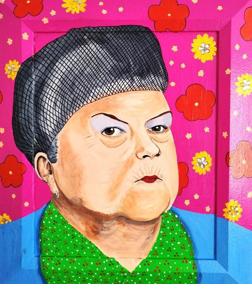 Ena, acrylic on framed board, 46cm x 54cm, £495