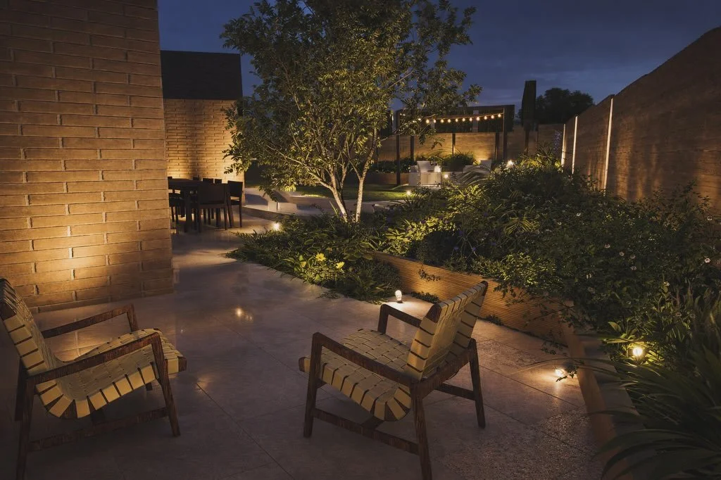 We can&rsquo;t wait to see this garden come to life as work begins onsite this week! 🌿

The design transforms a blank canvas into a lush, private retreat. A sunny terrace with porcelain tiles steps seamlessly onto a raised lawn, leading to a future 