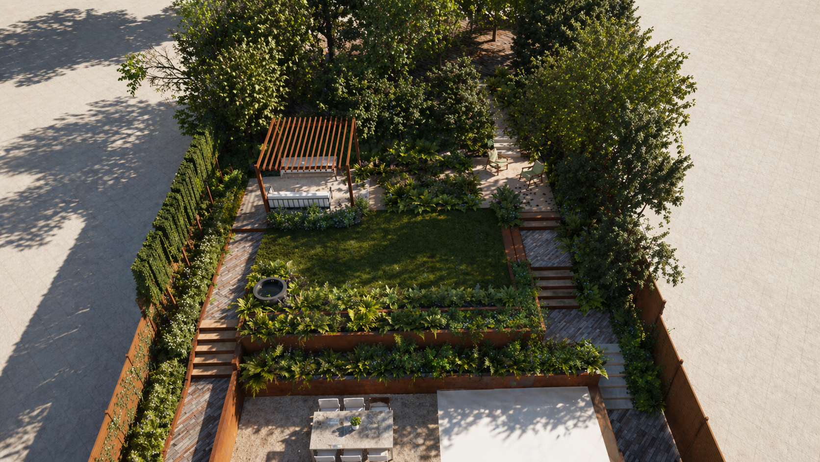 Family garden design