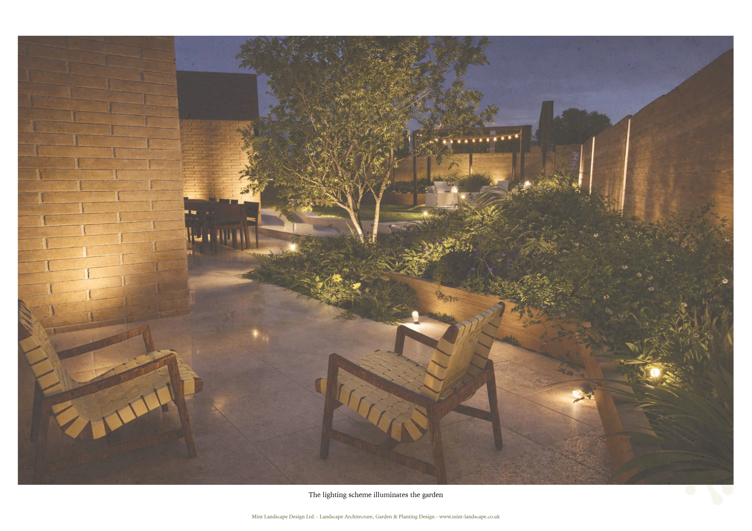 Broadleaf Close Garden Design Leckhampton new build