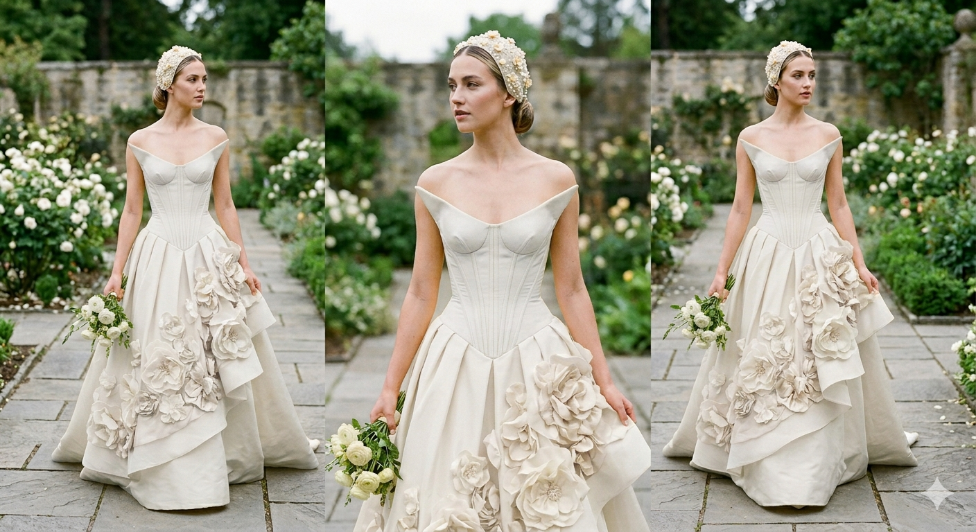 Bridal Trends Spring 2027: Structured Glamour &amp; Bold Colors