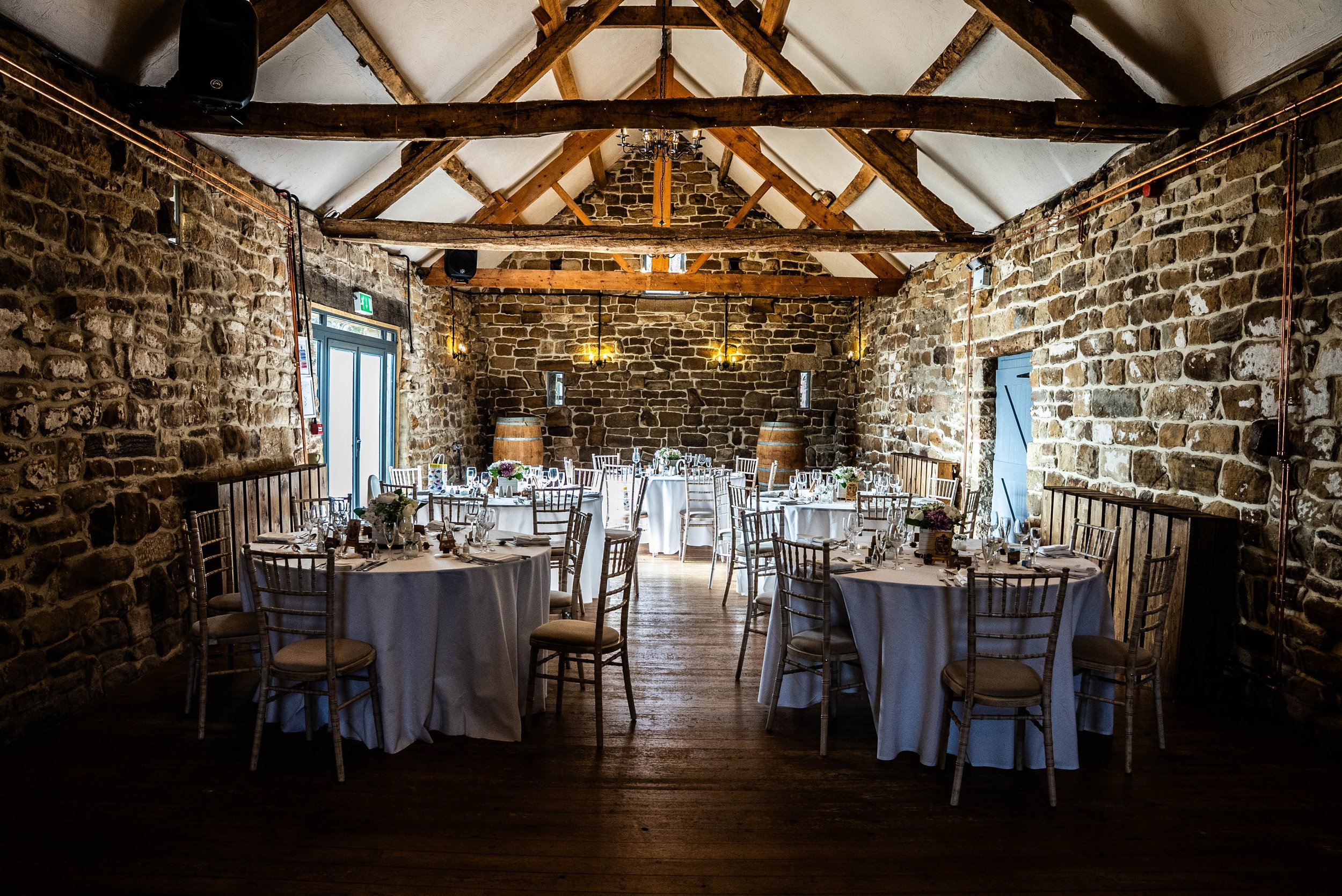 The beautiful setup of the castle