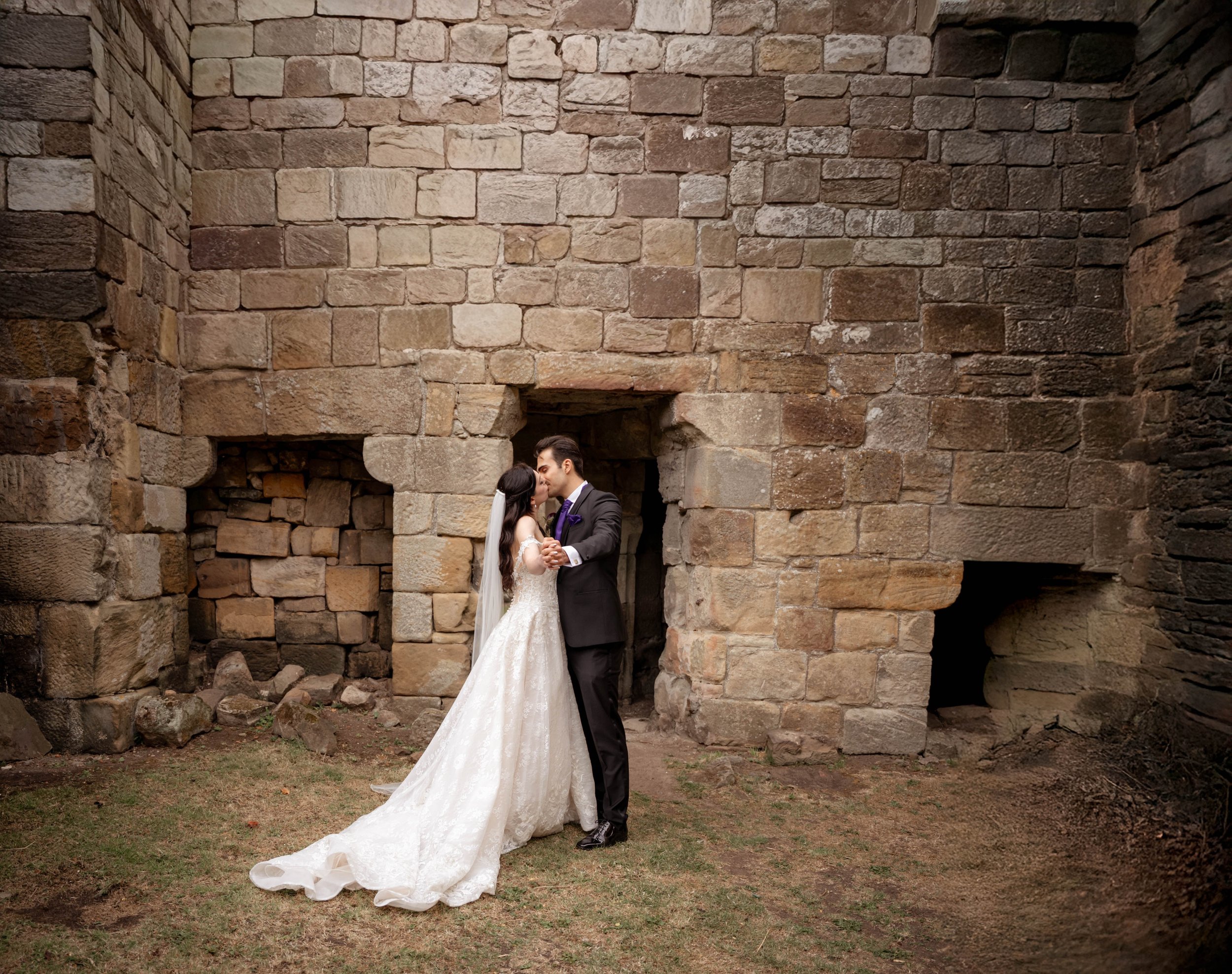 Cinematic wedding photography in yorkshire countryside