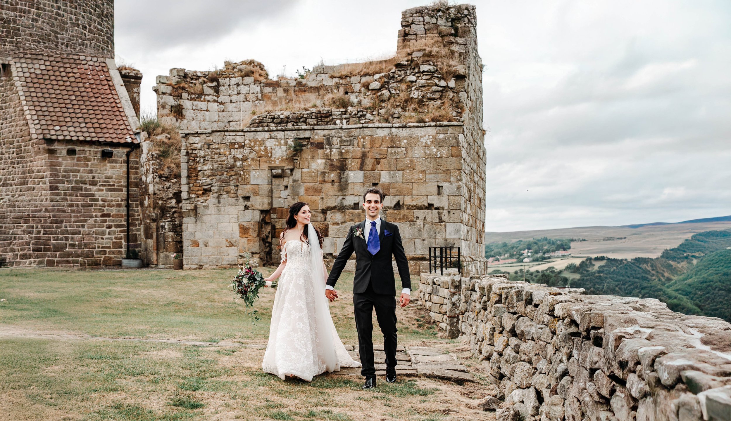 Cinematic wedding photography in yorkshire countryside
