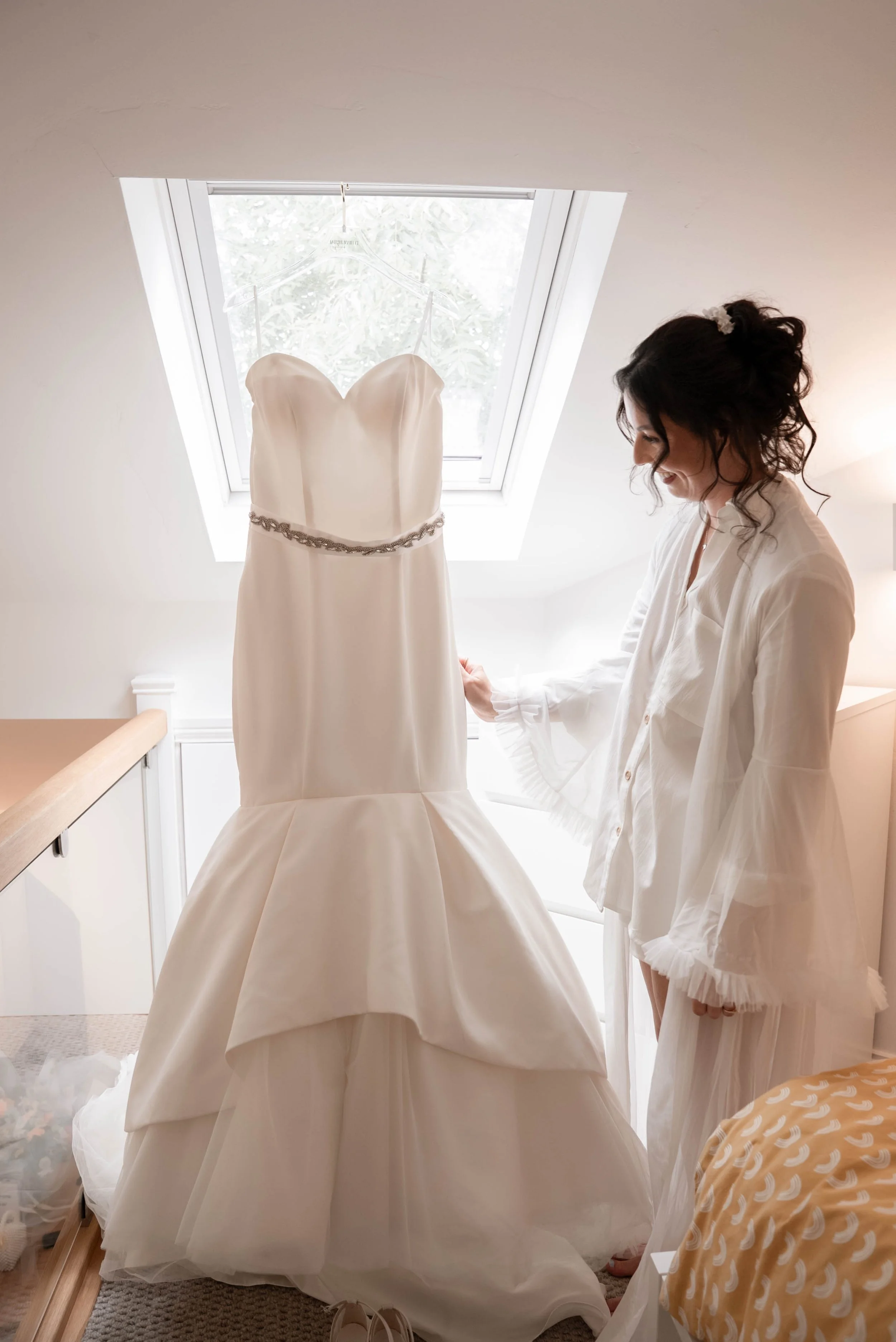 Groom and bride preparation