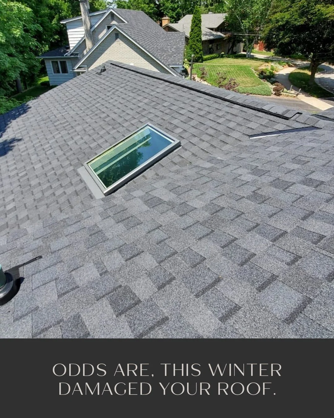 This winter was especially hard on roofs. 

Between ice buildup, constant freeze-thaw cycles, and strong winds, this past season did more damage than most homeowners realize.

We&rsquo;re already seeing it...

&rarr; Shingles loosened
&rarr; Hidden i