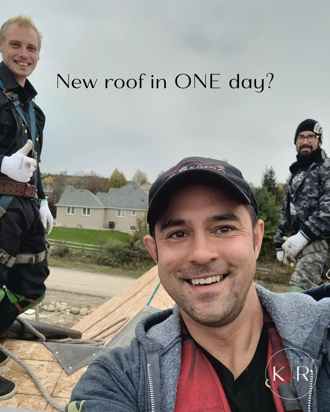 Even if we could, we don&rsquo;t (usually).

When speed is the priority, quality is compromised (which defeats the purpose of replacing your roof!)

Because a roof isn&rsquo;t just about getting shingles on as quickly as possible. It&rsquo;s about pr