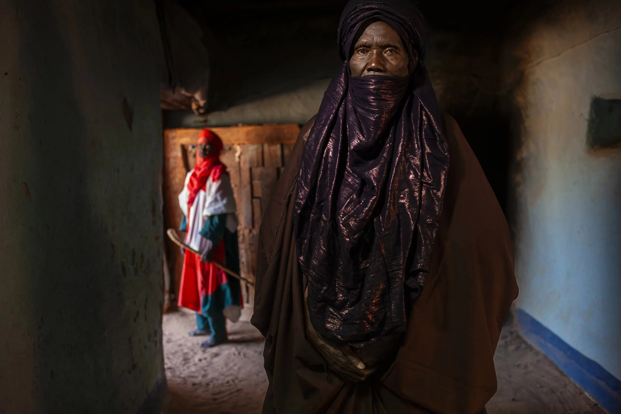 AGADEZ REGION, NIGER, SEPTEMBER 2009: The Sultan of Agadez, Niger, 29 September 2009. The Sultan is not Tuareg but is chosen by the Tuareg as a neautral mediator between all three Kels of the Tuareg in the northern Niger region for the resolution of