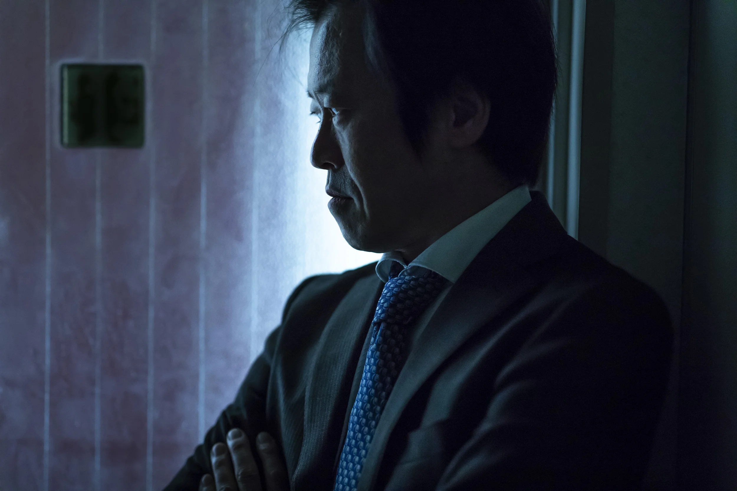 Tokyo, Japan, 26 April 2018: Masayuki Sakamoto, executive director of the Japanese Tiger and Elephant Fund, and lawyer. He is seen on a day when a long term investigation into illegal ivory has failed. The illegal ivory trade in Japan is conducted l