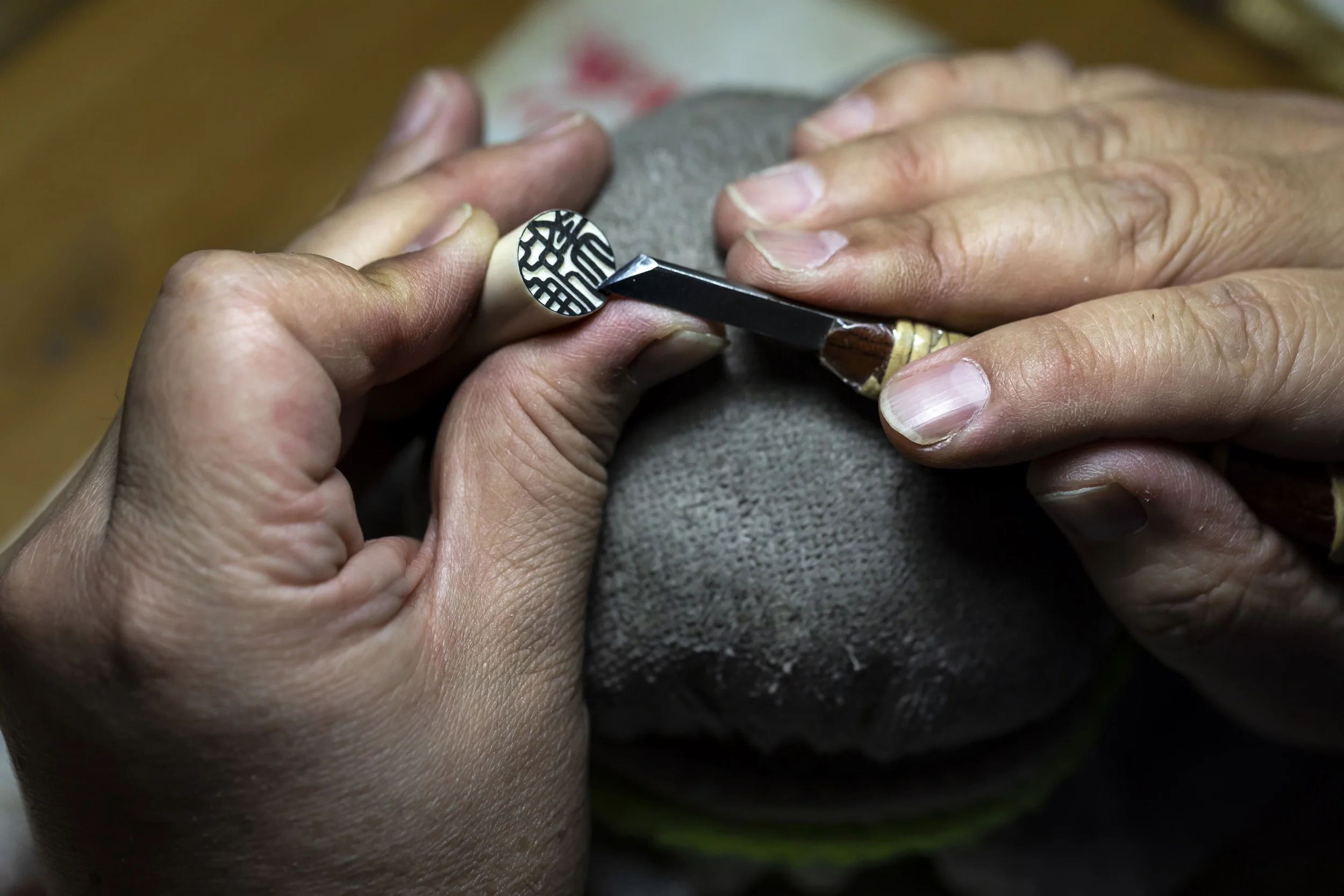 Yamanashi, Japan, April 2018: The Museum of Ivory Carving is financed by one of Japans most successful Hanko manufacturing businessmen. The museum has certified ivory carvers for Hanko design as well as a large museum dedicated to the founders exten