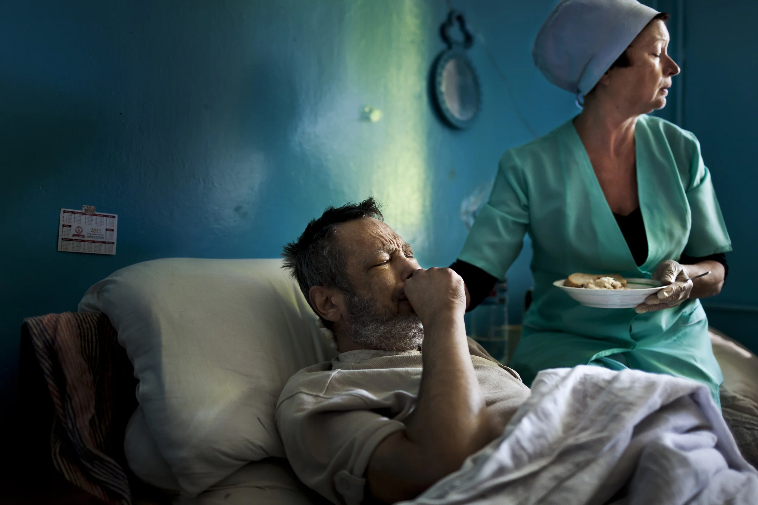 POLTAVA, UKRAINE, AUGUST 2011: Scenes inside Poltava Tuberculosis clinic, a facility with insufficent resources which is the only facility for Tuberculosis patients in Poltava, Ukraine, 26 August 2011. (Photo by Brent Stirton/Reportage by Getty Ima