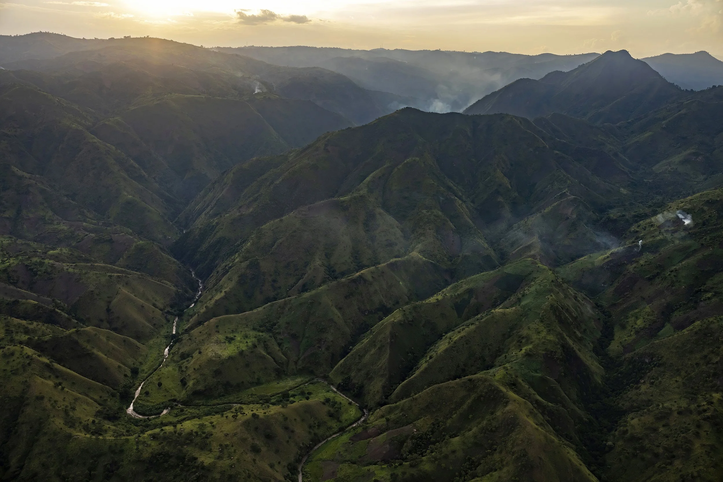 Virunga's mountains and rainfall provide the fuel for sustainable, environmentally safe hydroelectirc schemes. The park produces enough energy to power much of Eastern Congo, a democratic effort to provide opportunity for all rather than just those