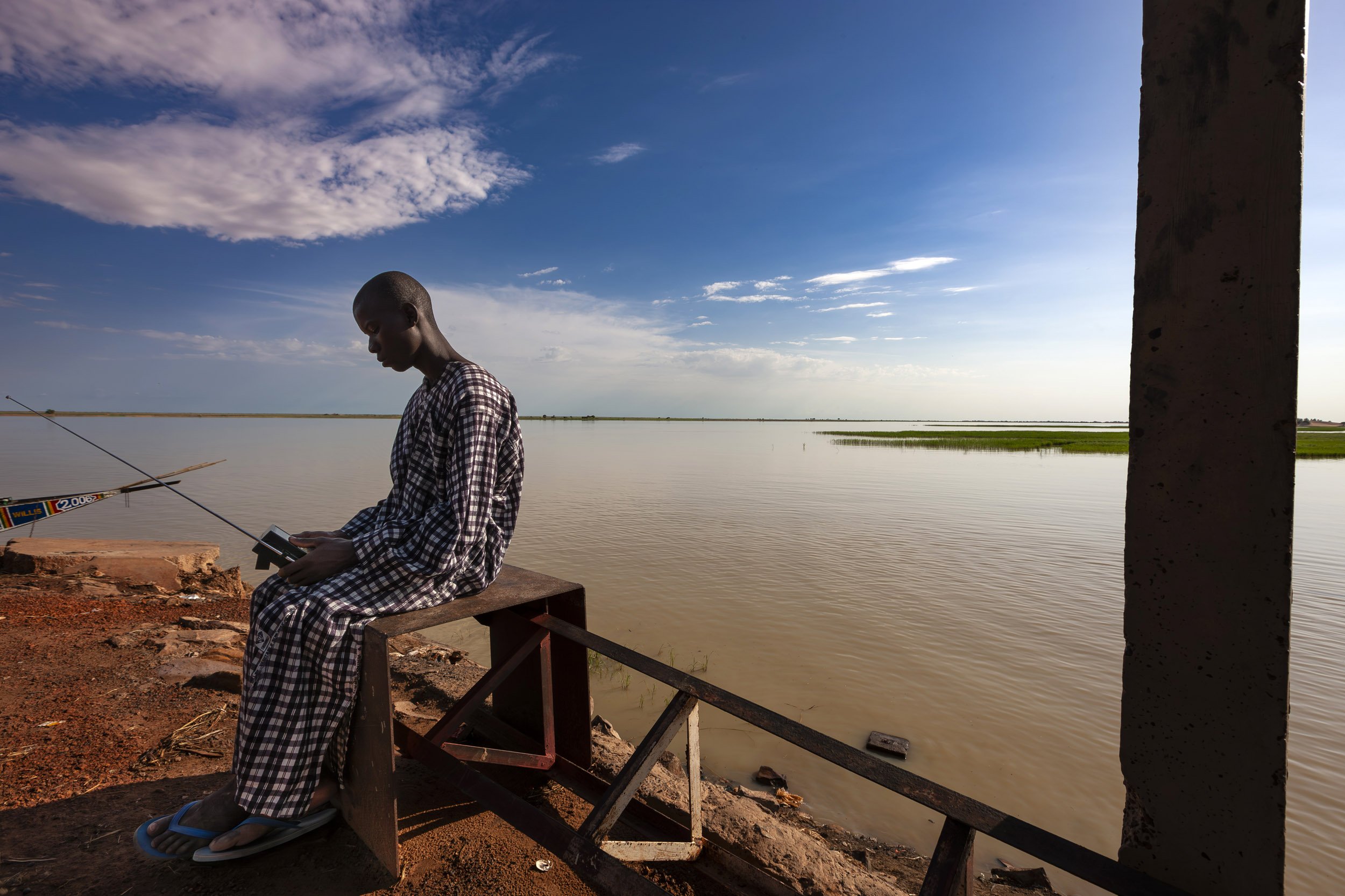 TIMBUKTU, SEPTEMBER 2009: Scenes from the port of Timbuktu at the apex of the Niger River, Timbuktu is a historical Malian city, a long established centre of learning for Africa on 12 September 2009. (Photo by Brent Stirton/National Geographic.)