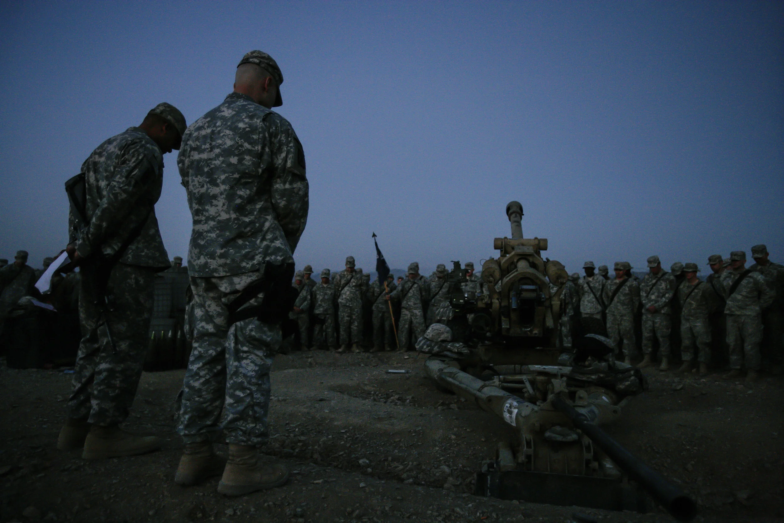 Paktika Province, FOB Bermel, Afghanistan: CNN Anchor Anderson Cooper and Field producer Charlie Moore and Photojournalist Phillip Littleton at US foward operating base Bermel in the Paktika Province in Afghanistan. The CNN crews shot the 9/11 anniv