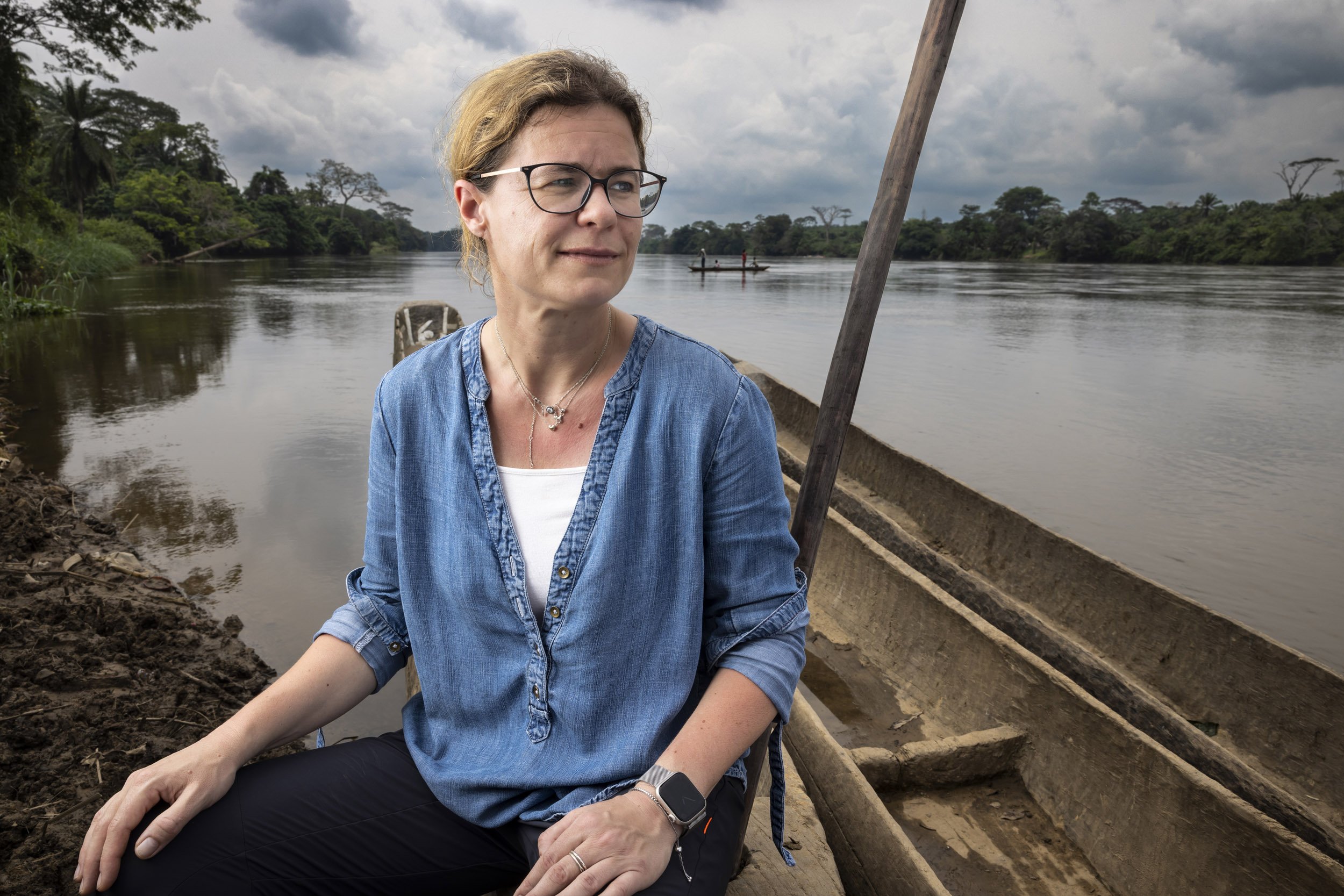 DRUGS FOR NEGLECTED DISEASE: BALEKE VILLAGE, BENGAMISA DISTRICT, DEMOCRATIC REPUBLIC OF CONGO: Drugs for Neglected Disease Biologist Dr Sabine Specht spent seven weeks in Congo in the summer looking at onchocerciasis, also know as riverblindness. S