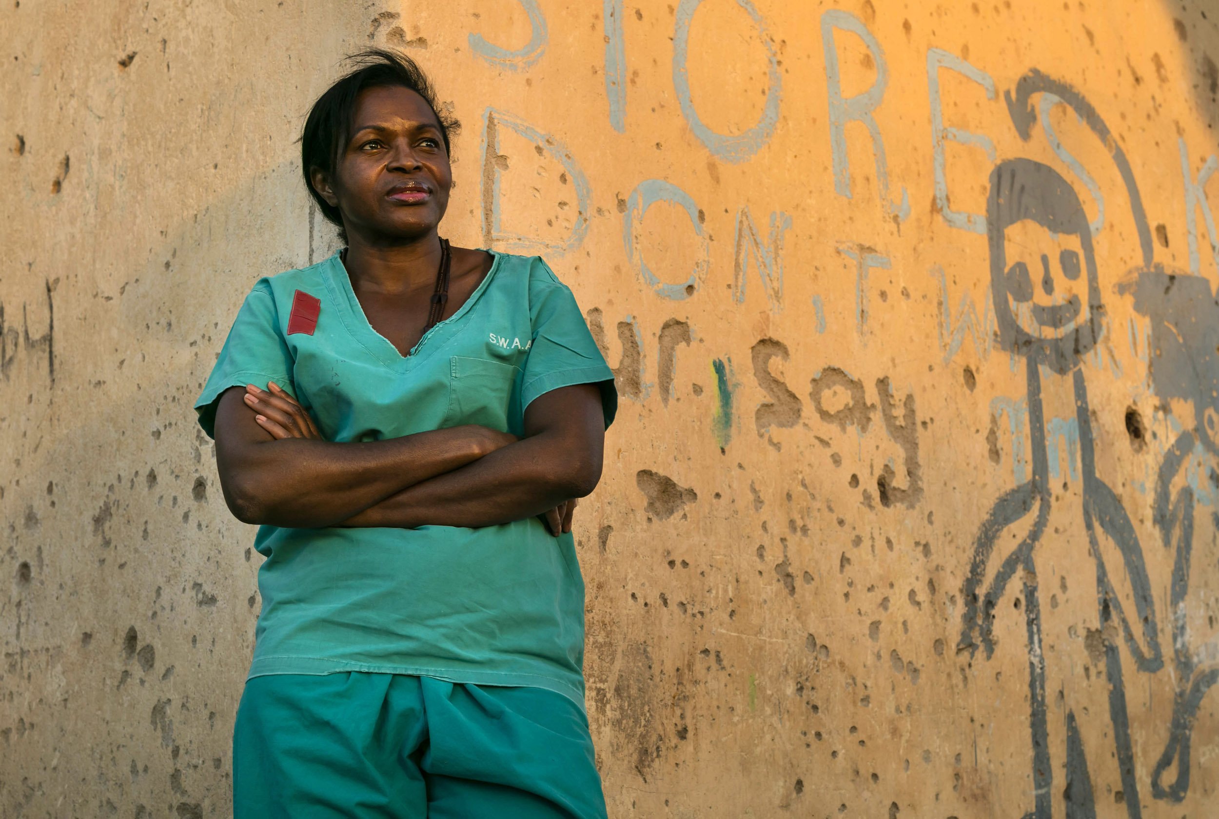 SEE INTERNATIONAL - OMARURU, NAMIBIA: Dr Helena Ndume, 54, winner of the Mandela prize and Namibia's most celebrated opthmalogist and a genuine surgeon to the people. Ndume grew up in political exile and studied in East Germany and after the wall ca