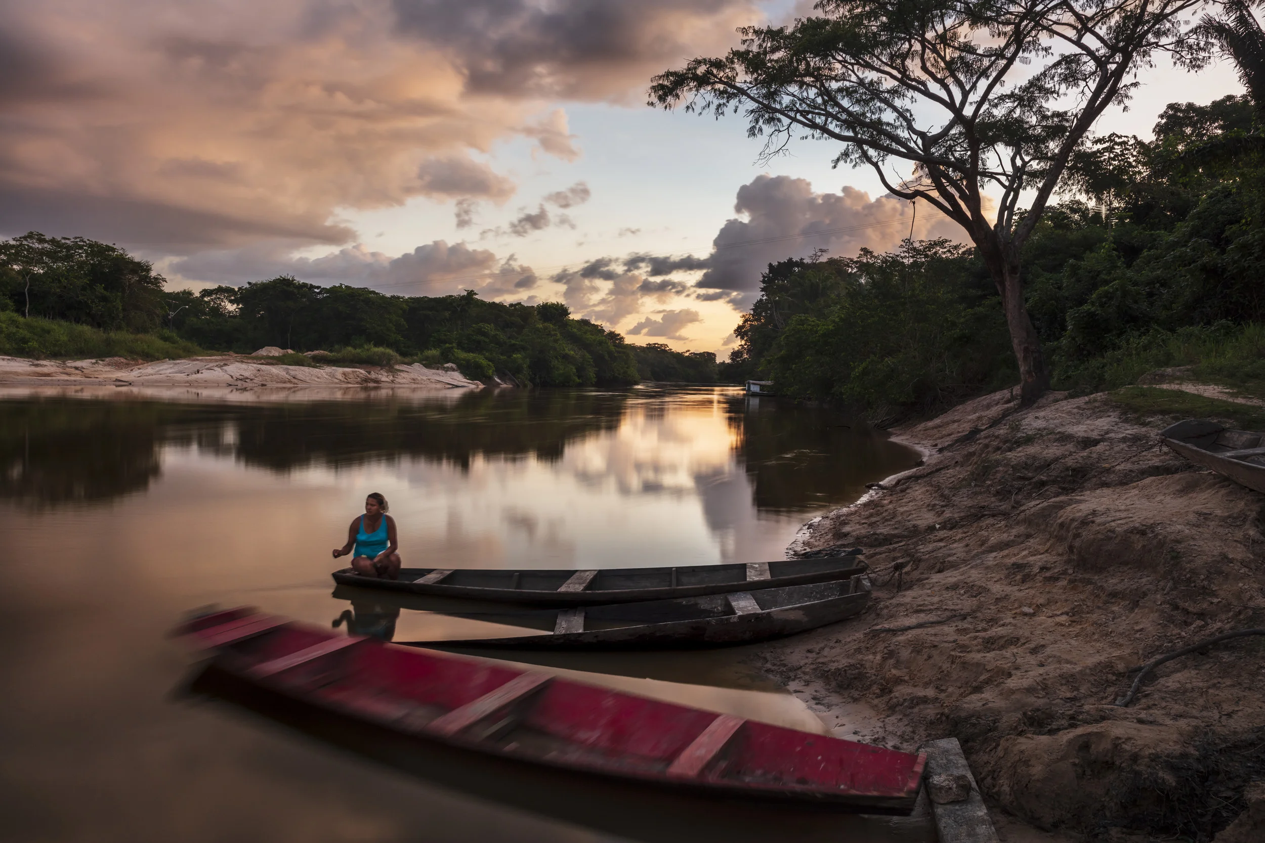 MARANHAO, BRAZIL, JUNE 2018: Scenes from the village of Macaranduba in the Karu Indigenous Territory. This village has experienced many problems with illegal loggers and have used their settlement funds from a mining dispute to create an organized p