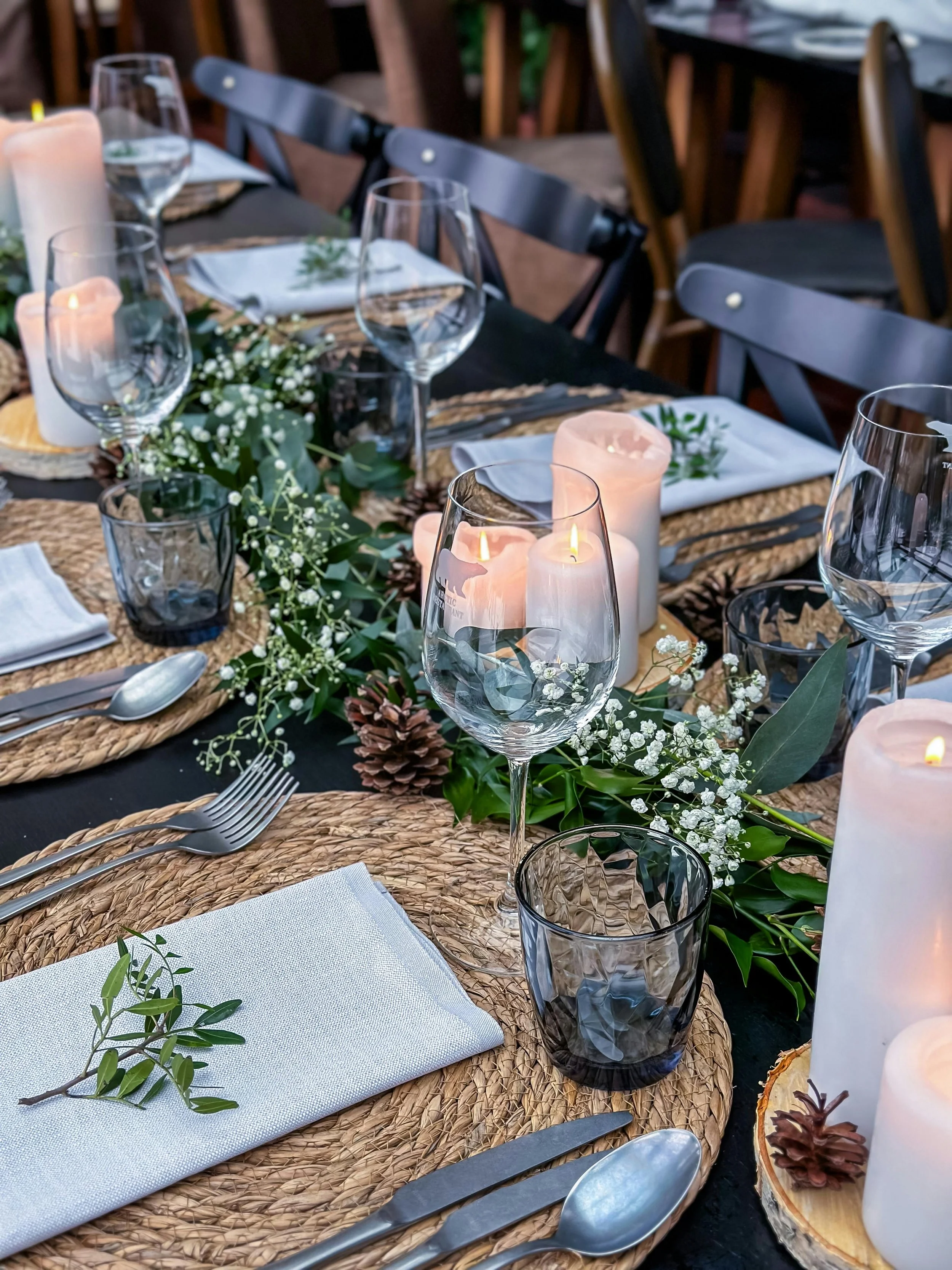 Décoration de table mariage végétal