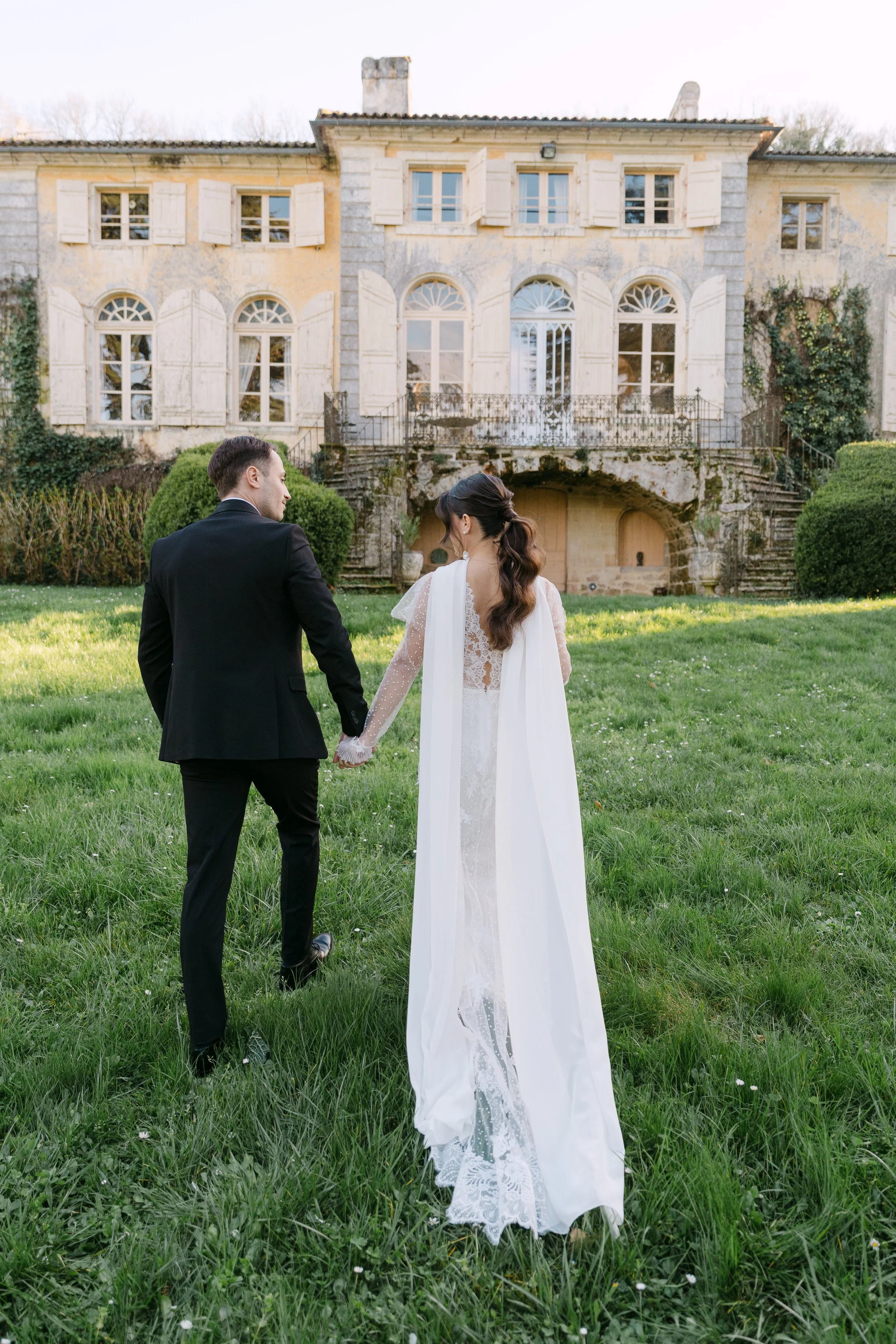 Mariage d'hiver @domainedeperrotin, photo @lucillevias_weddings