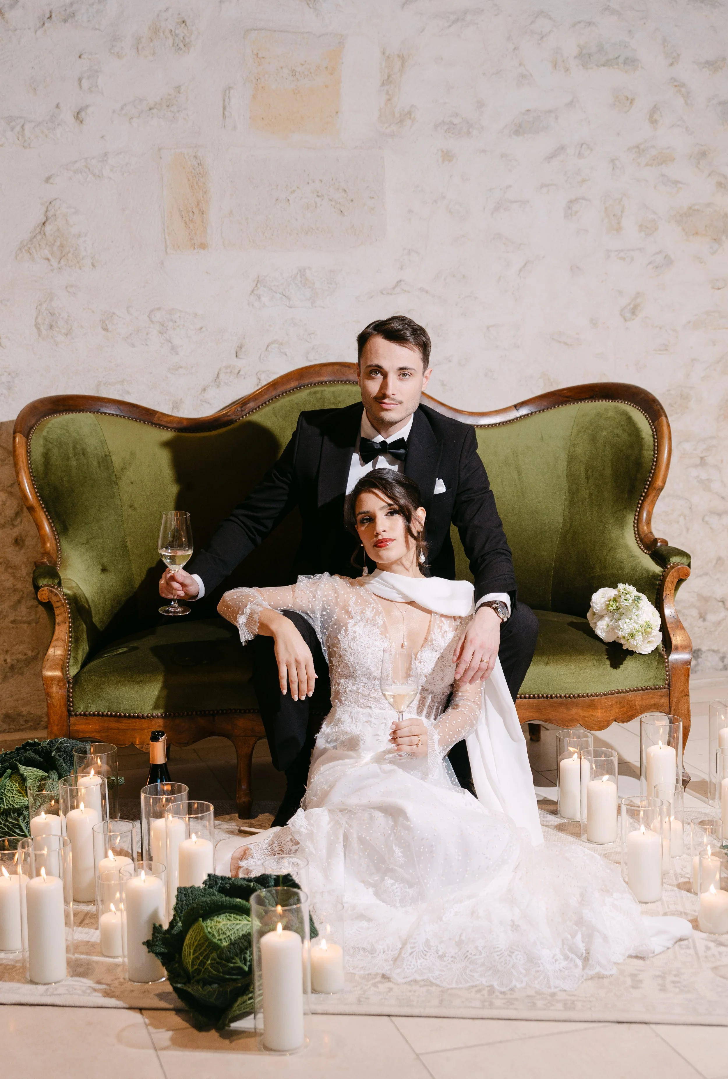 Mariage élégant @domainedeperrotin, photo @lucillevias_weddings