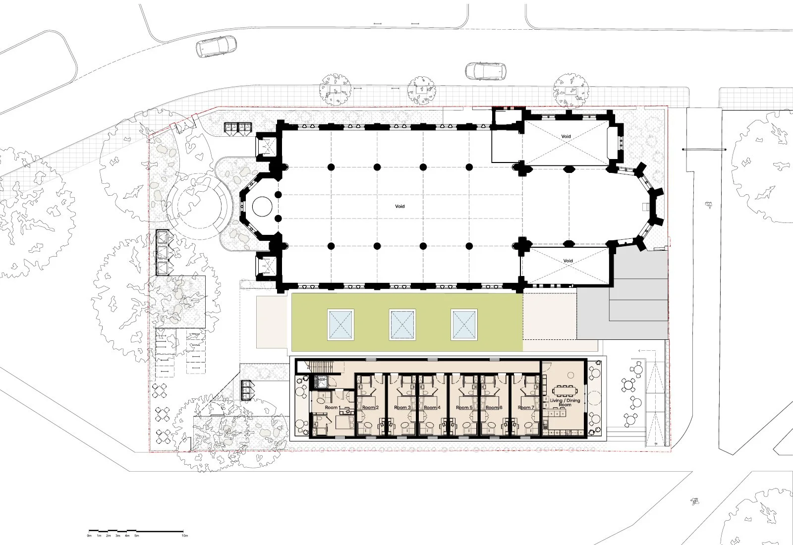 Christ Church W4 Acton Green proposed first floor