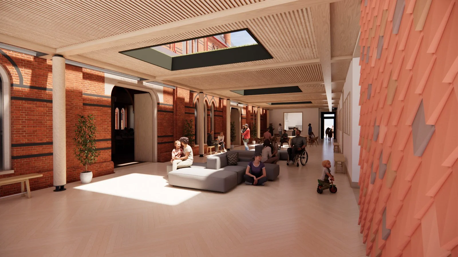 Christ Church W4 Acton Green community space | Internal render