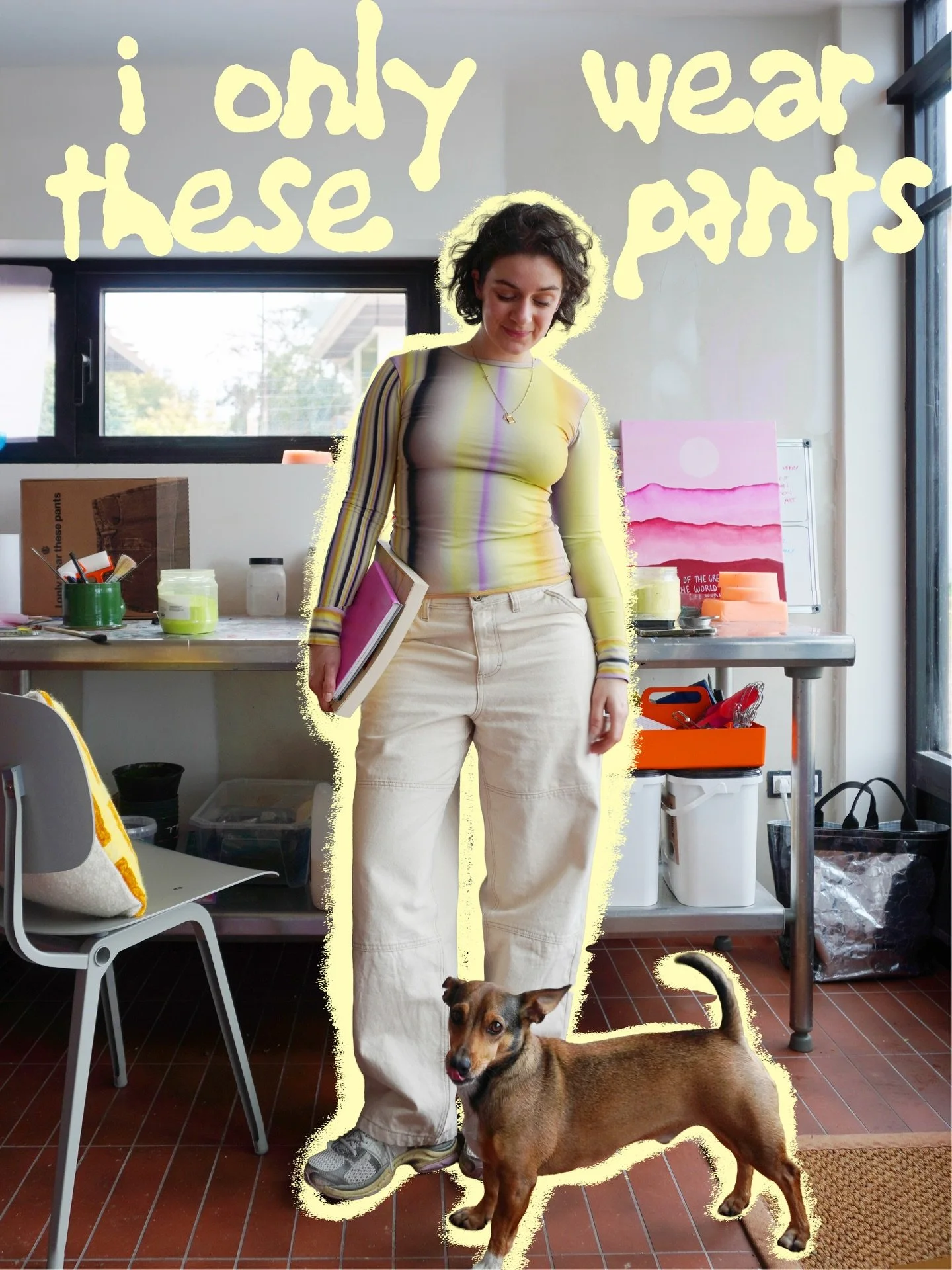 Mes @elementbrand pr&eacute;f&eacute;r&eacute;s &agrave; l&rsquo;atelier 🎨⭐️ #ionlywearthesepants #elementpants *collaboration commerciale