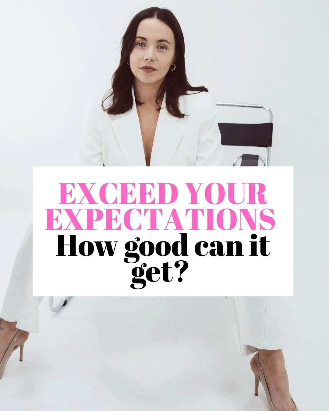 EXCEED ALL YOUR EXPECTATIONS 

Thursday at 7pm 

Its time to leave behind your limitations

And see how good it could when youleave behind all of your own expectations, 

And started doing the shit

DM *EXCEED* and lets blow through all of your goals