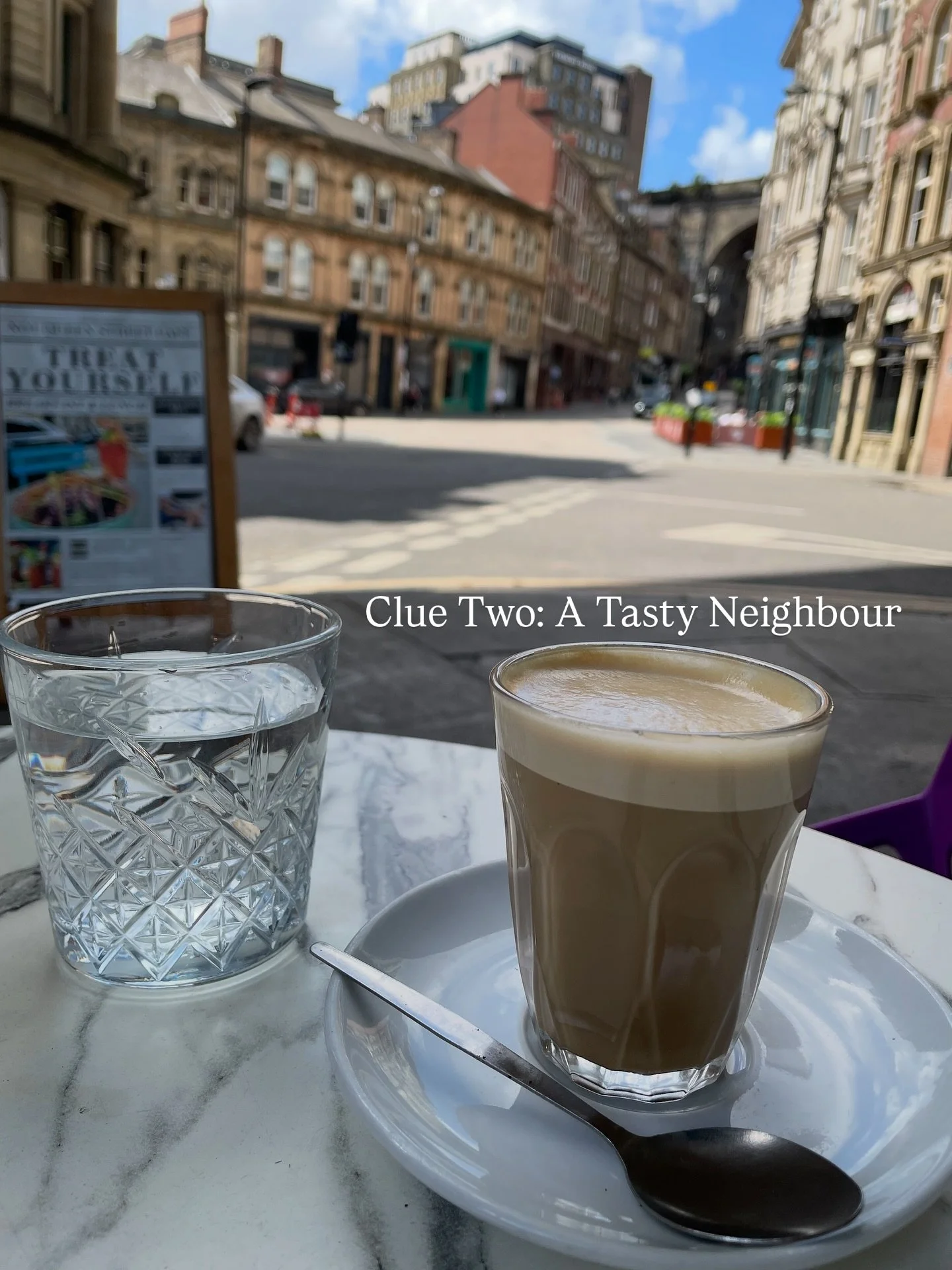 ✨ Clue Two ✨
One of our neighbours is pretty tasty ☕️

Between the aroma of fresh coffee, the hum of conversation, and the charm of cobbled streets &mdash; our new home is taking shape in the heart of the Quayside.

Any guesses who we&rsquo;re next t