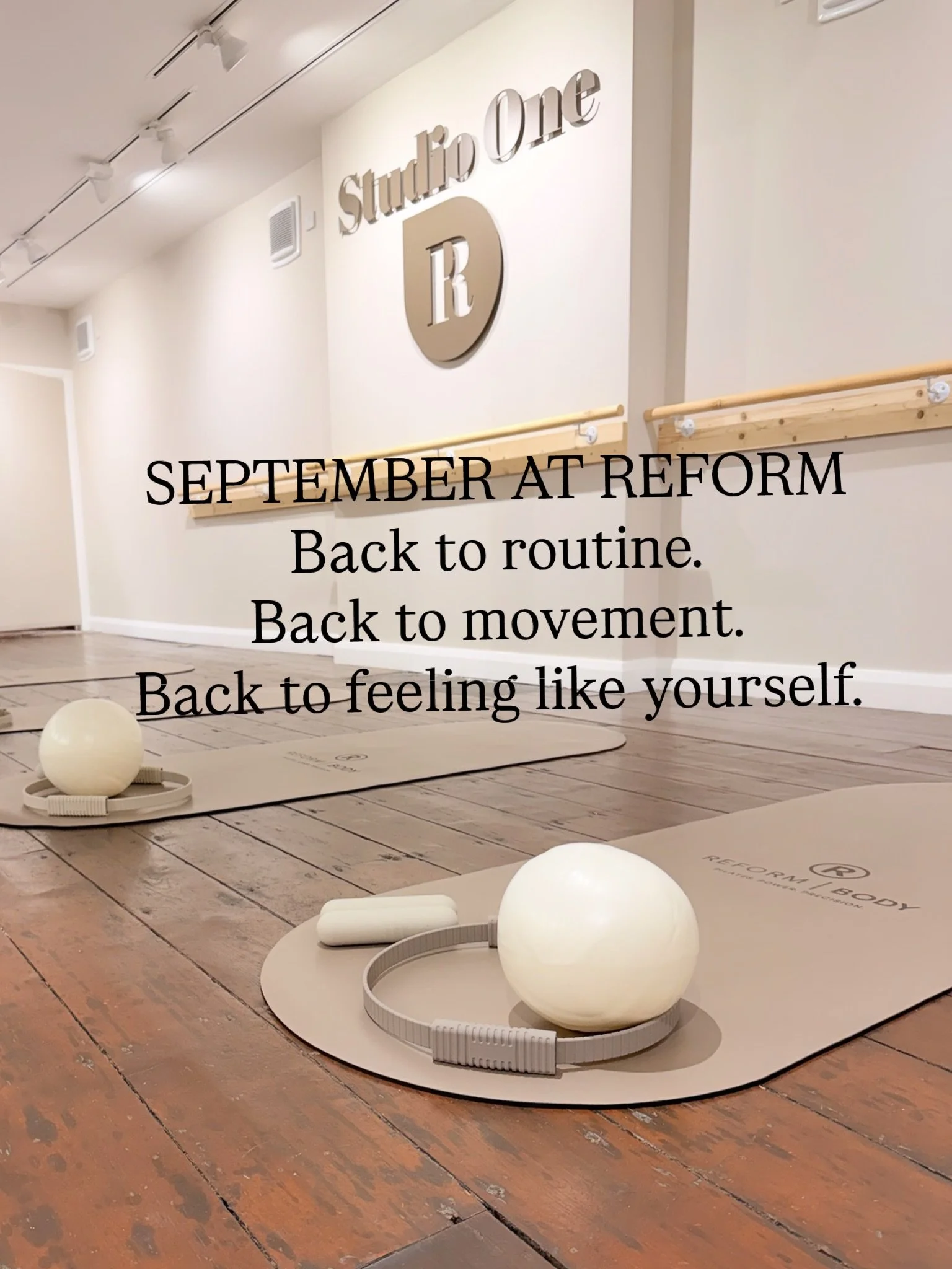 September feels like a fresh start ✨

The holidays are ending, routines are returning and the studio is slowly filling back up with familiar faces &mdash; alongside lots of new ones.

Whether you&rsquo;re coming back to your regular classes, starting