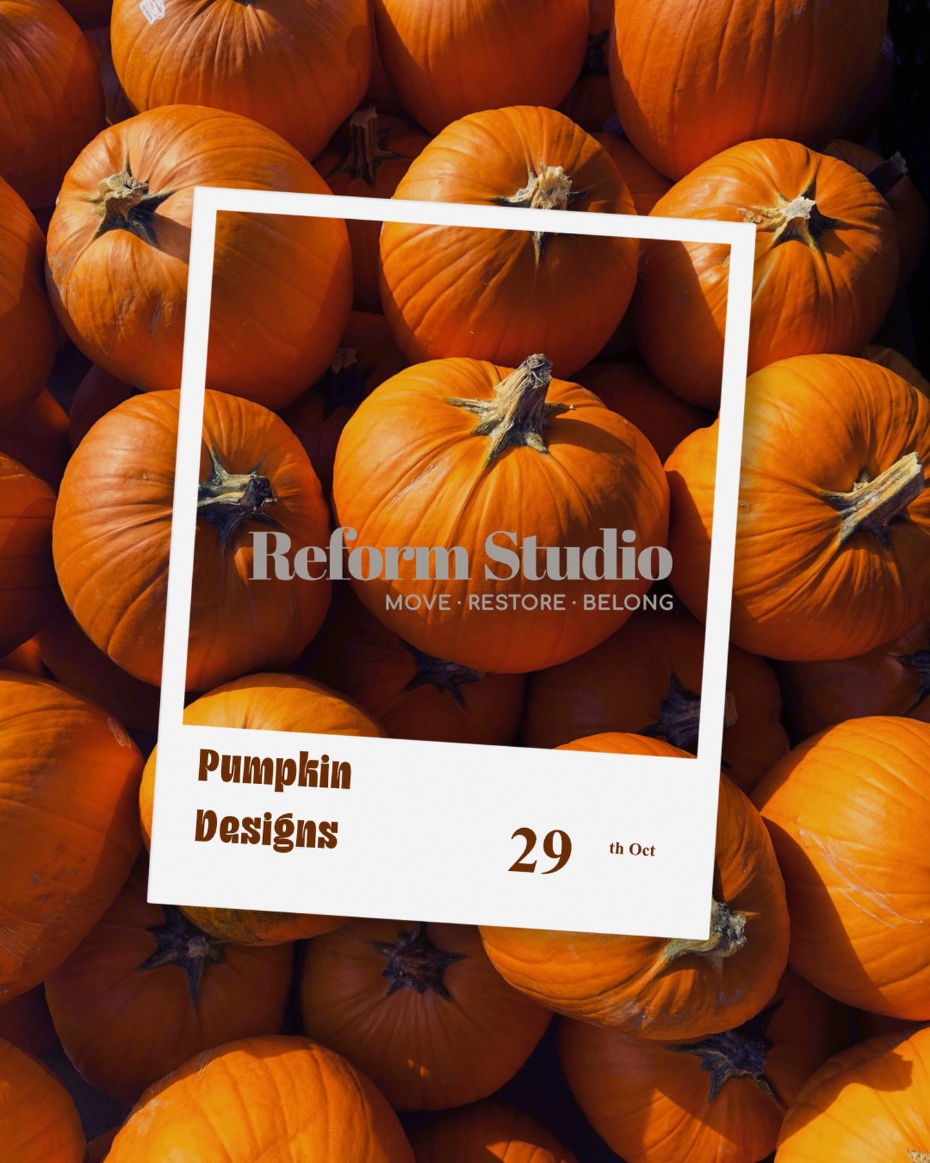 🎃 PUMPKIN DESIGNS &mdash; MEMBERS&rsquo; COMMUNITY NIGHT

If you haven&rsquo;t spotted this month&rsquo;s email, here&rsquo;s your reminder 👀

Our October community event is Pumpkin Designs 🎨🎃

Join us for a cosy evening of pumpkin crafting, catc