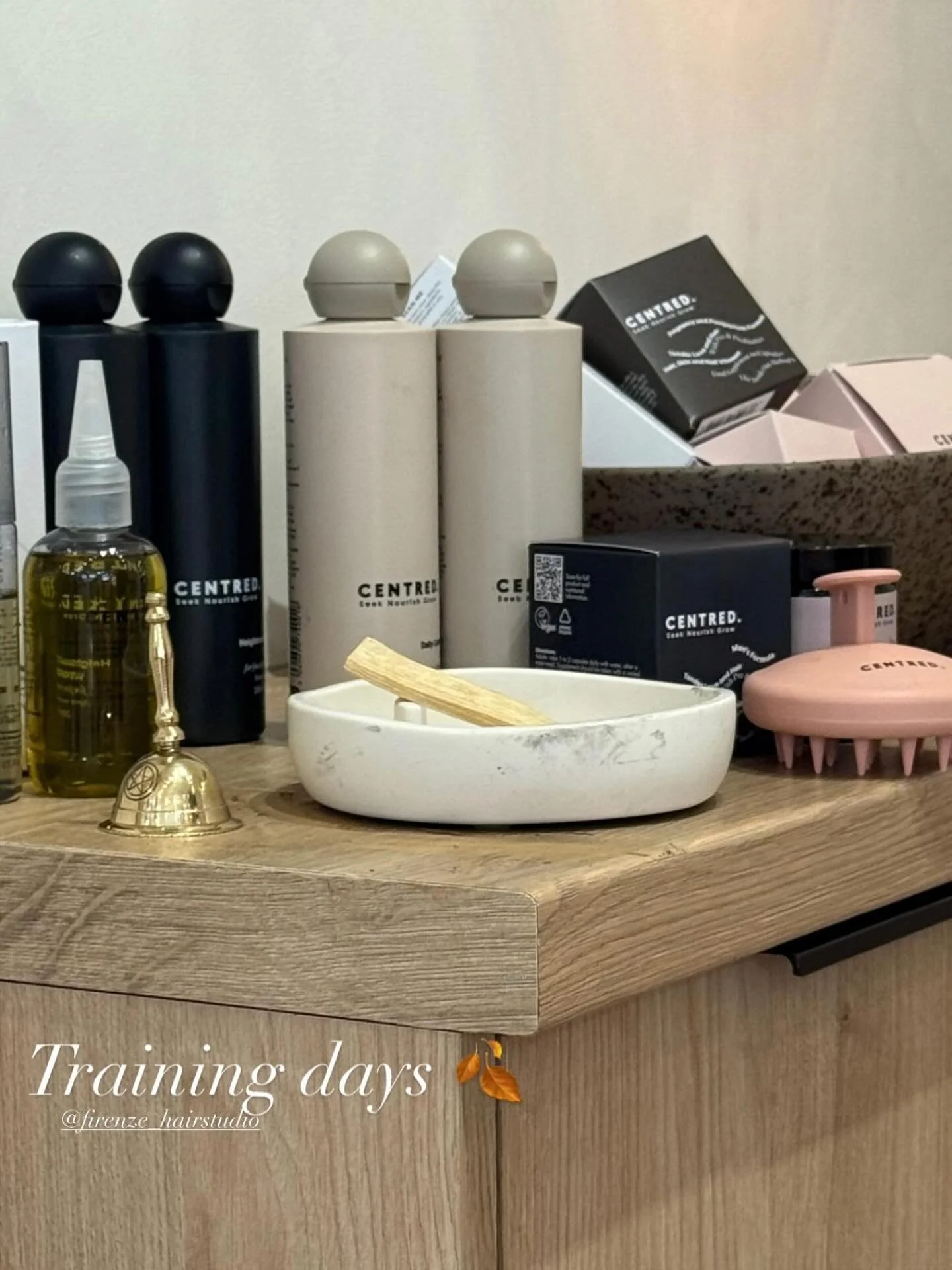 This week we've been learning all about our new @wearecentred beautiful range of hair &amp; scalp products ✨