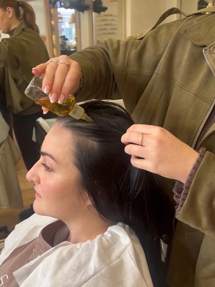 🌿 New Luxury Scalp Facial! 🌿

Indulge in ultimate relaxation with our brand-new scalp facial treatments. Infused with tea tree and lavender to soothe your senses and refresh your mind, designed to melt away stress and tension, perfect after a long 