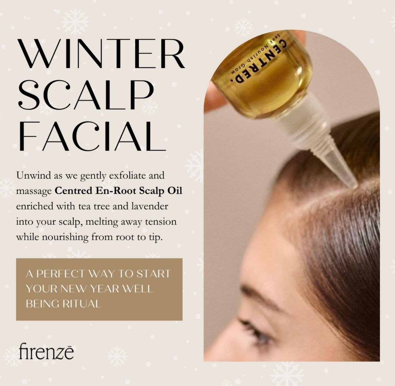 It's time to book your Scalp Facial ✨

Your scalp is the foundation of healthy hair. 
A well cared for scalp encourages new hair growth and leaves your hair shiny, silky, and strong.

Our Centred En Route Scalp Facial deeply cleanses, helps fight dan