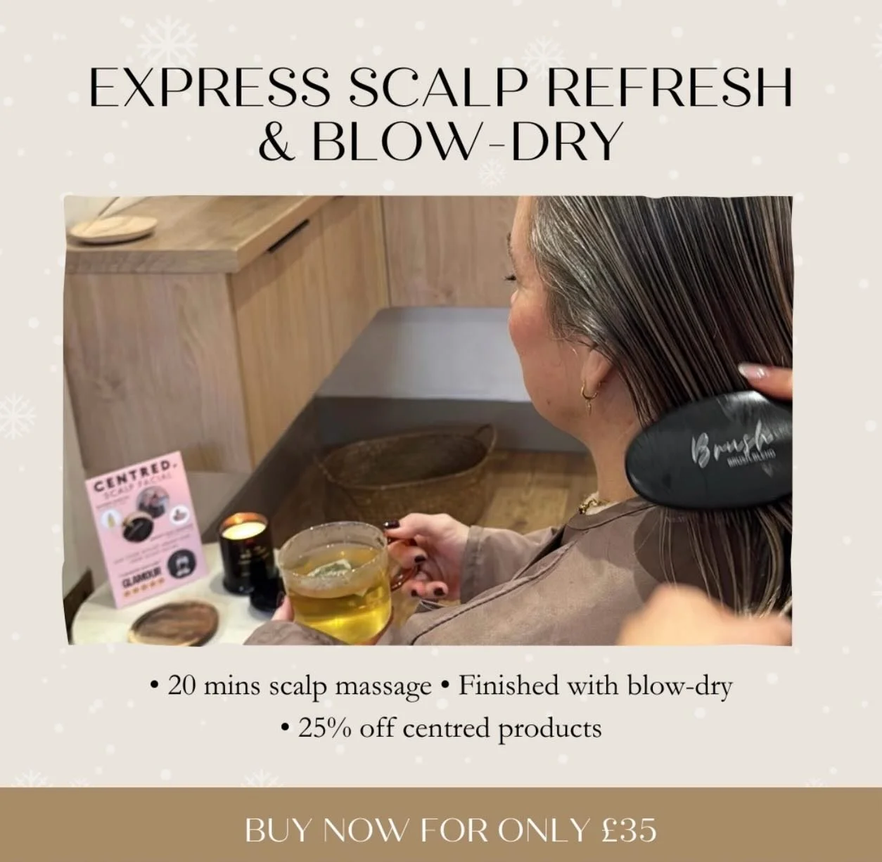 Which one are you going to choose ? ✨
Express Scalp Refresh or Ulitmate Scalp Indulgence. Both include a full shampoo and blow dry. Both are total relaxing and beneficial to your wellbeing, your scalp and your hair growth. 
I know which one I'd choos