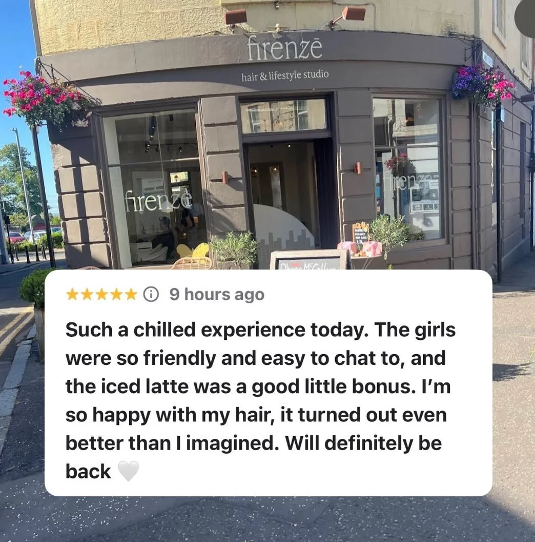 Thank you for the lovely comment - this makes our day when we read your happy comments about our service 💇&zwj;♀️👏