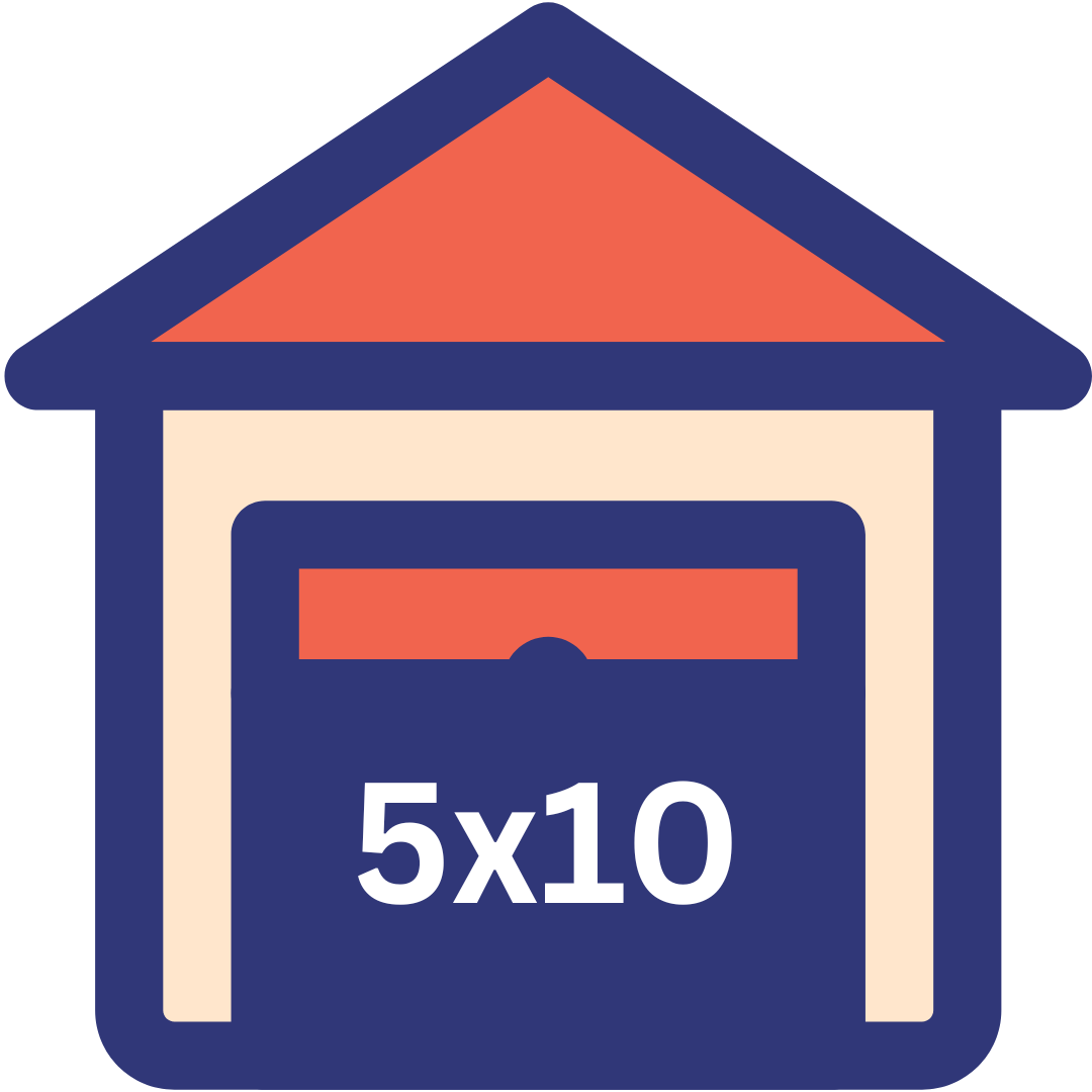 5 by 10 self storage unit