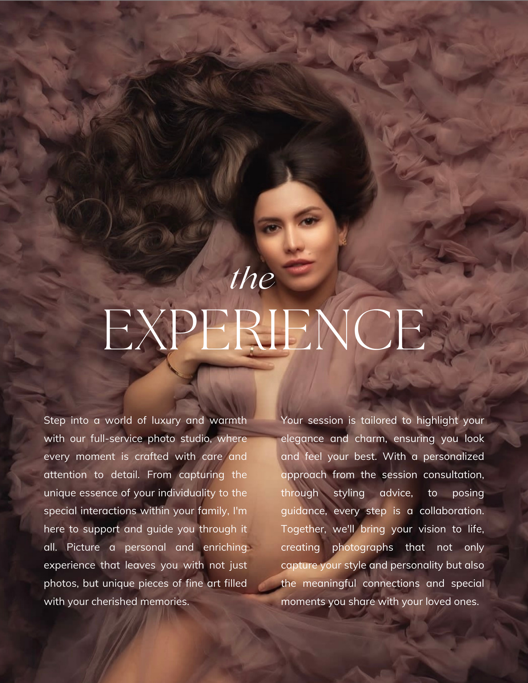 Maternity Photoshoot in the studio