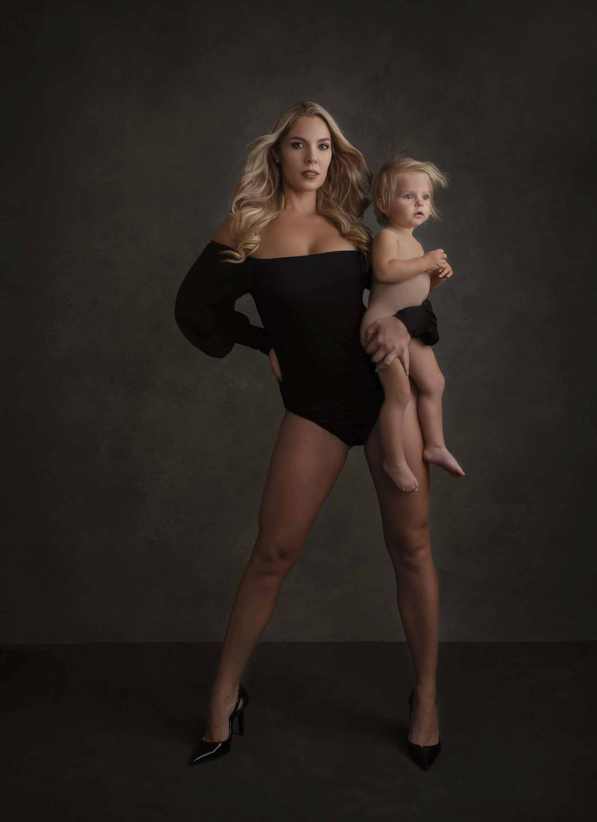 Mommy and daughter photo by Ally