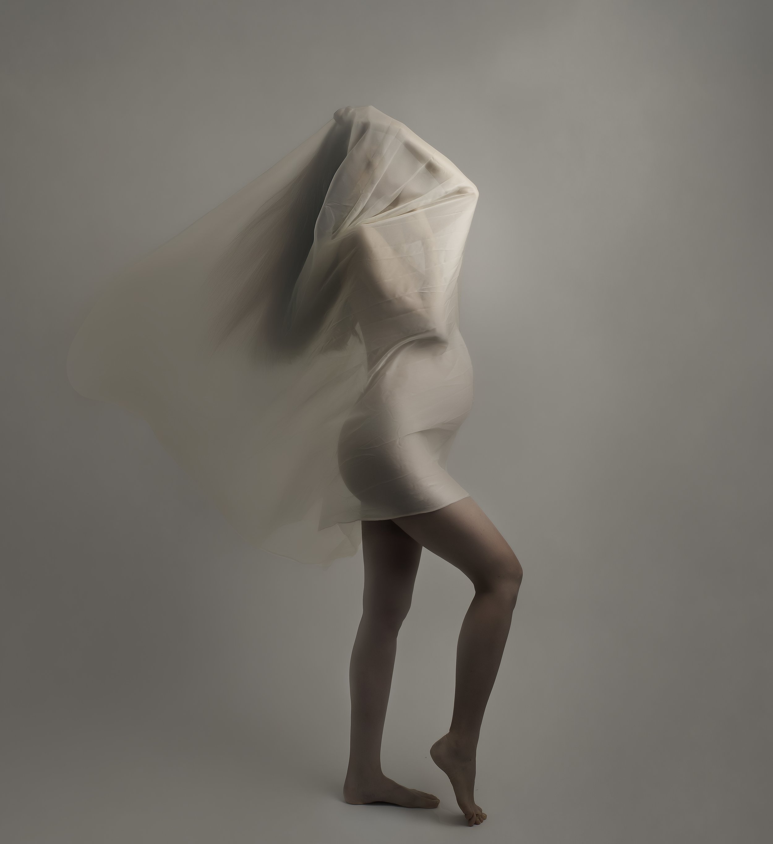 Ethereal fine art maternity motion photography, Fort Lauderdale