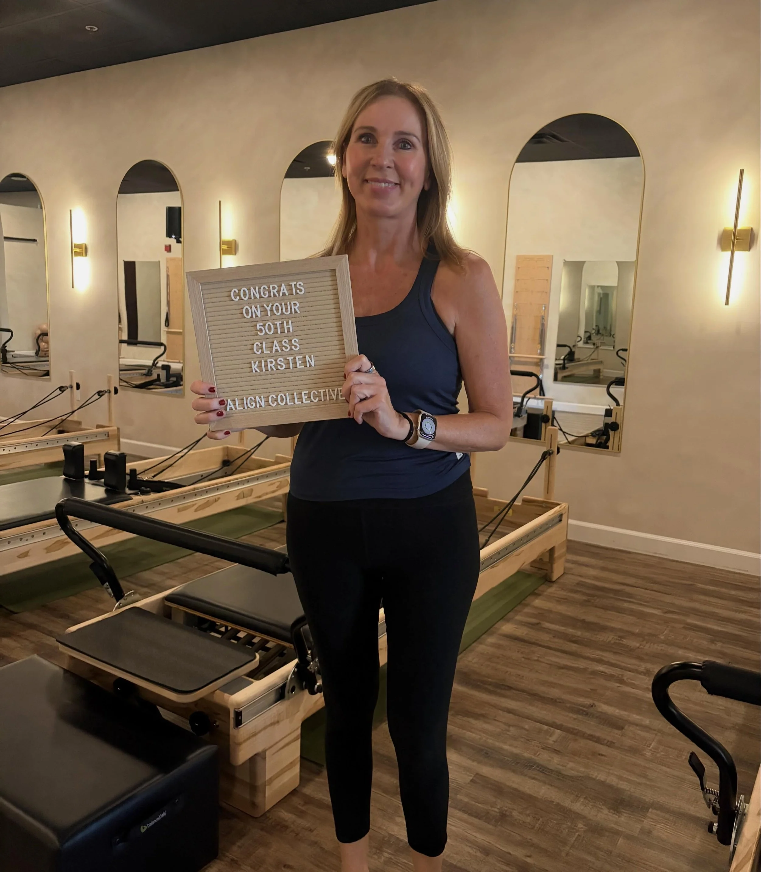 Congrats on 50 classes! We&rsquo;re so grateful you&rsquo;re part of our community!💪