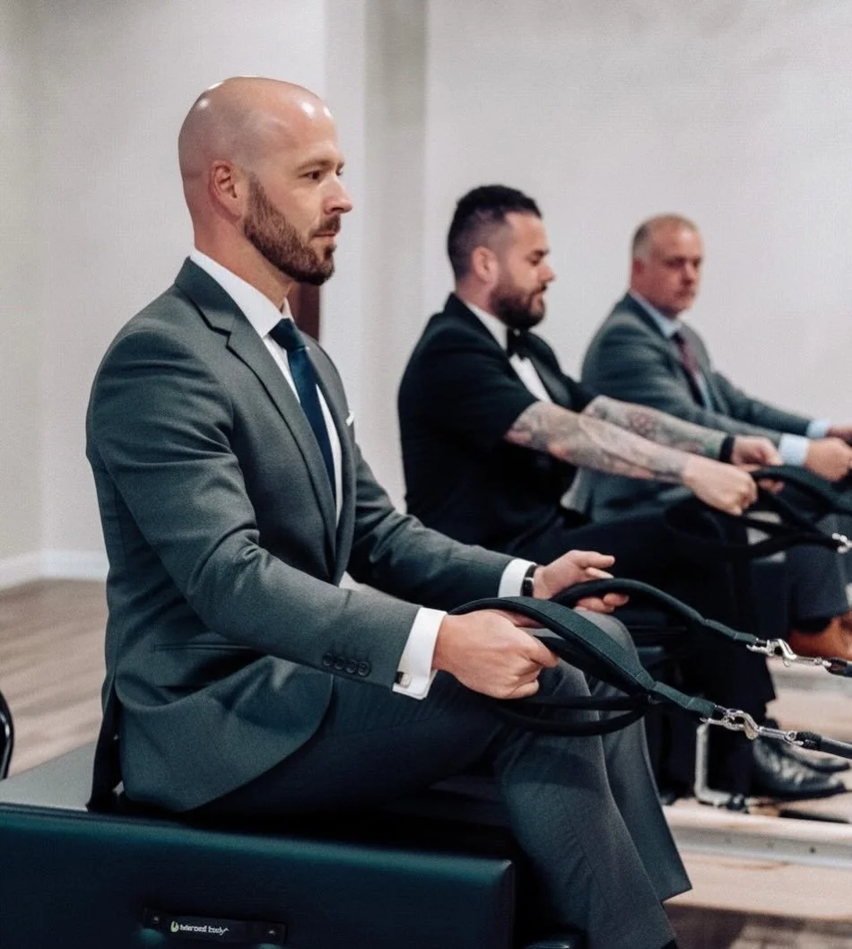 To all the men who say Pilates looks easy:
We have a reformer waiting for you. 😏