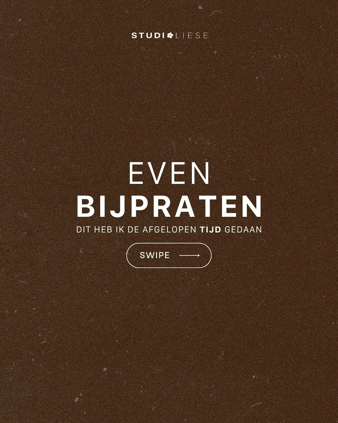 𝗘𝘃𝗲𝗻 𝗯𝗶𝗷𝗽𝗿𝗮𝘁𝗲𝗻 💬

Het was hier de afgelopen tijd wat stiller door de zomer, maar achter schermen is er hard doorgewerkt! 👩🏼&zwj;💻

Daarom wil ik jullie even bijpraten over alles dat ik afgelopen tijd heb gedaan: van logo&rsquo;s en h