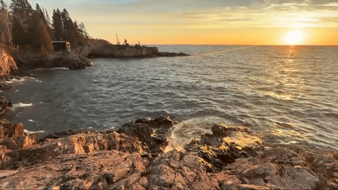October Sunrise Illuminates Old Boathouse in the Bay-low-2.gif