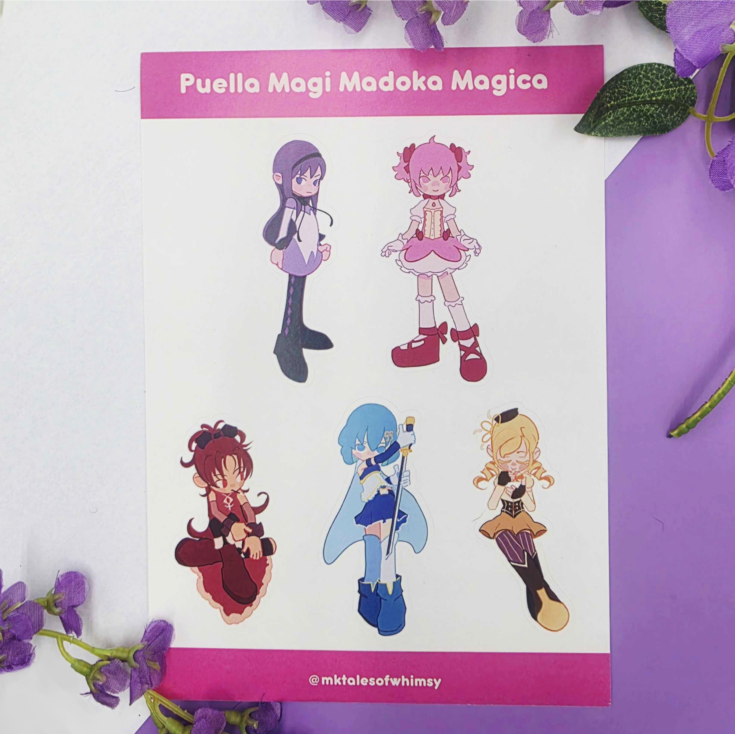 Madoka Magica Sticker Sheet