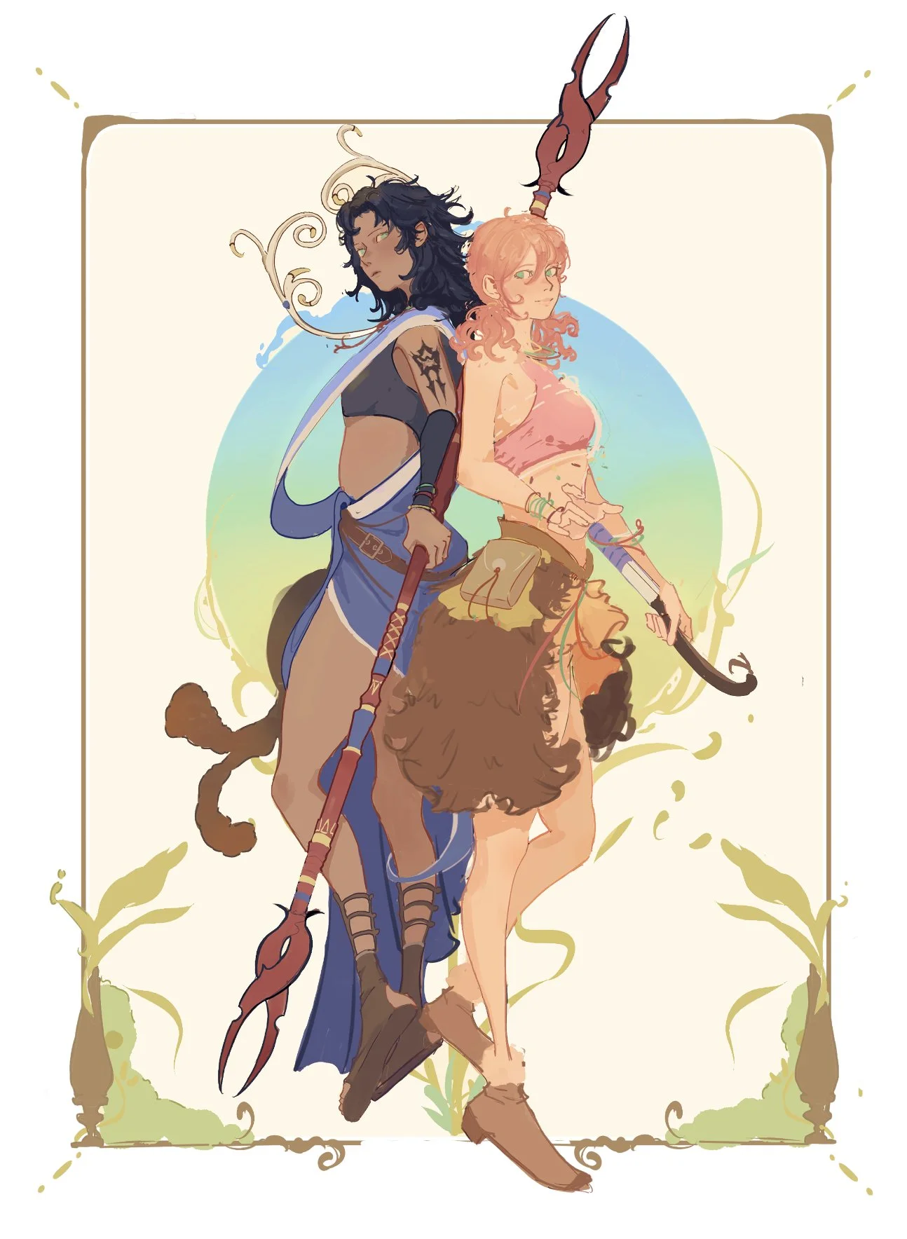 Fang and Vanille (Final Fantasy XIII)