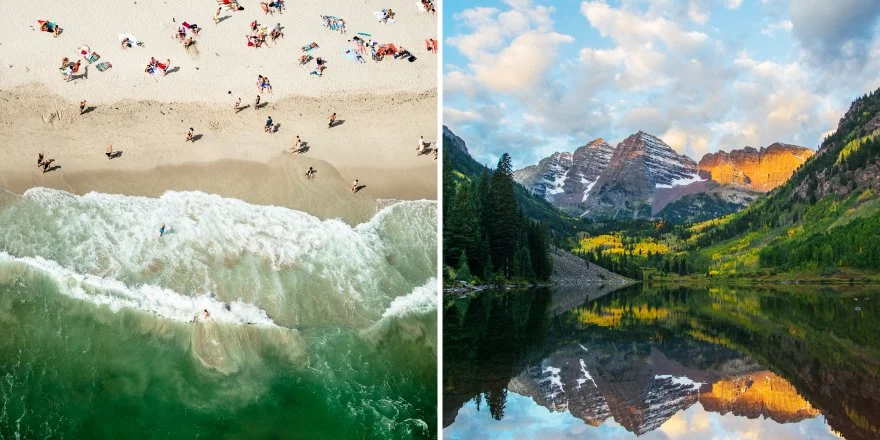 Mountains vs. Beach (Best Summer Getaway from DC, Virginia Beach vs Blue Ridge Mountains)