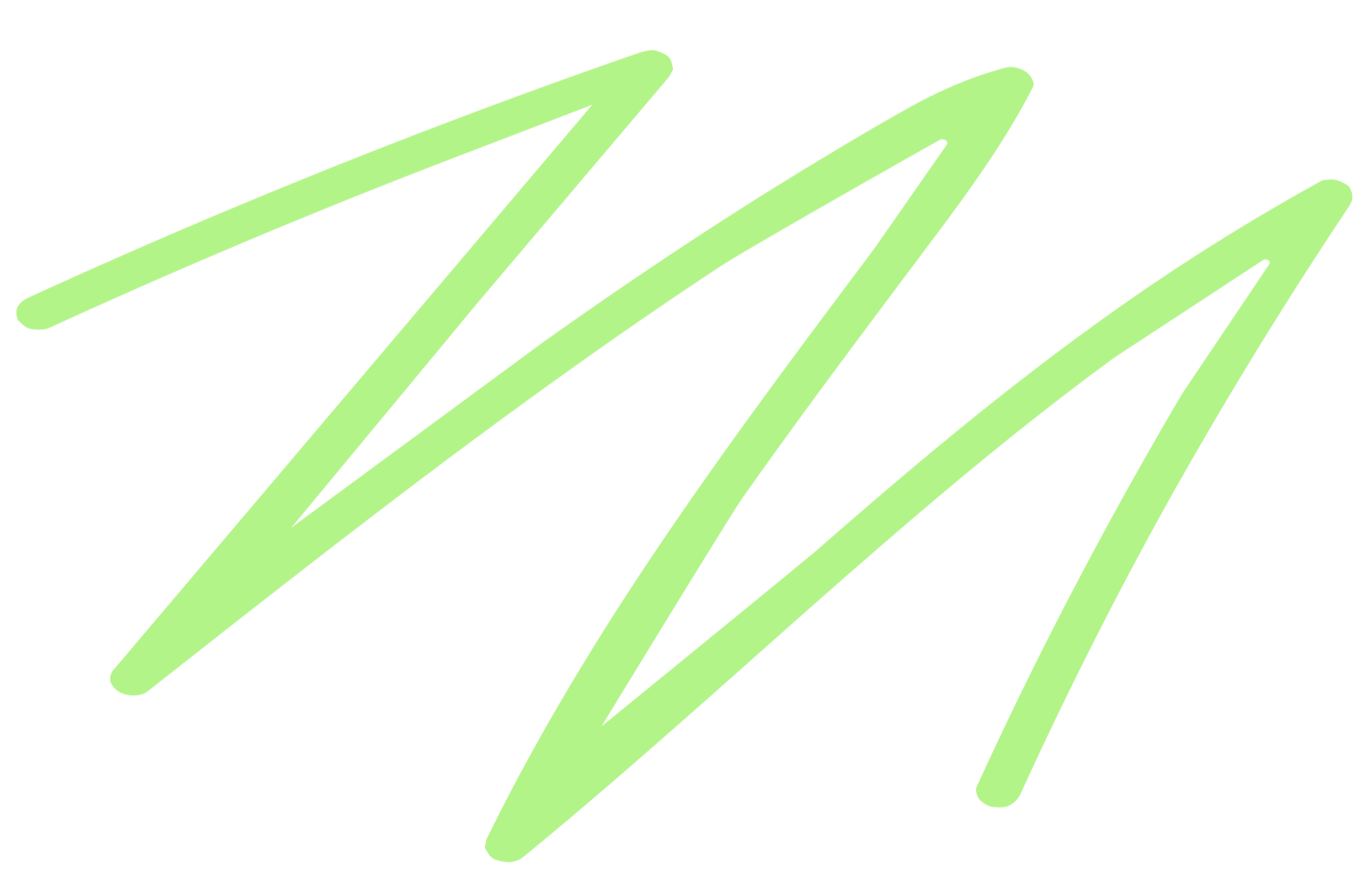 neon green squiggle line
