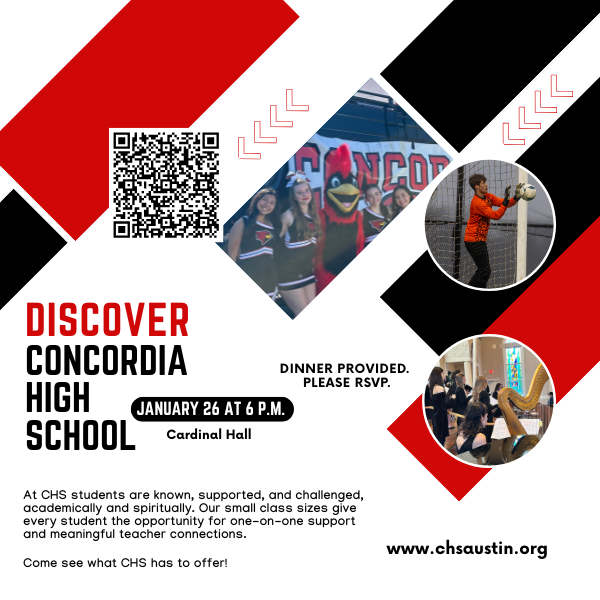RESCHEDULED for Feb 9th at 5pm: Discover Concordia High School